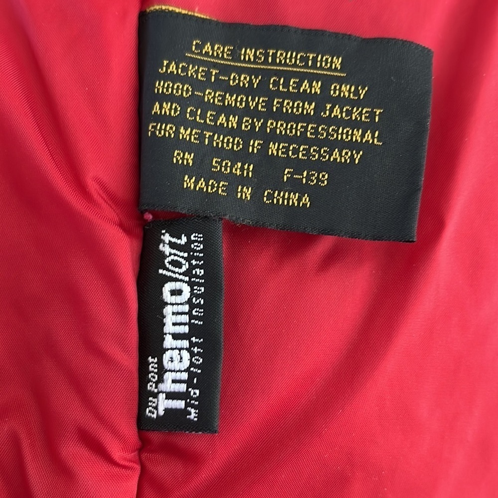 Fleet Street NWOT Gorgeous red heavy weight Stylish winter coat Size SP - Picture 4 of 15